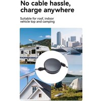 Nouveaux câbles de conception Starlink Mini, télescopiques, ignifuges, en PVC, cordon d'alimentation CC 5521, câble de charge pour Starlink Mini