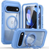 Coque transparente magnétique à protection intégrale 360° pour Google Pixel 11 10 9 Pro XL 9 8 Pro 10a avec protection d'écran intégrée antichoc