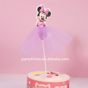 Gonna gonna Tutu Double face principessa Topper ragazze <span class=keywords><strong>per</strong></span> feste di compleanno o matrimoni decorazioni a misura di bambino - Product Image 6