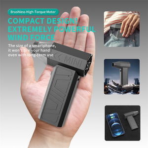 Souffleur d'air portable, mini ventilateur turbo puissant, nettoyeur <span class=keywords><strong>de</strong></span> poussière pour PC et écrans <span class=keywords><strong>de</strong></span> voiture, dépoussiéreur électrique - Product Image 3