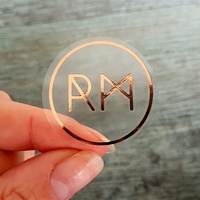 Etiqueta Adhesiva de PVC Personalizada, Impermeable, Pequeña, con Código de Barras, Impresión Transparente en Rollo, Estampado en Caliente