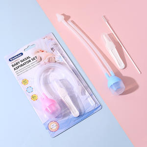 Juego de aspirador <span class=keywords><strong>nasal</strong></span> eléctrico portátil Recién nacidos Baby Booger Clip Limpiador de mocos de succión de boca infantil Hecho PC seguro PP - Product Image 3