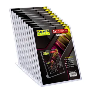 Kejea Acryl Schuin Achterbord Houder Folder Display Stand A4 Acryl Poster Menu Houder