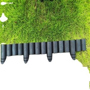 Usine directe bois plastique Composite écologique Durable Ranch jardin bordure clôture comme isolation ceinture herbe pierre mimétisme - Product Image 2