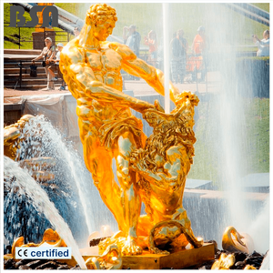 Fuentes Decorativas de Latón Fundido con Figuras y Leones para Decoración de Plazas - Product Image 1