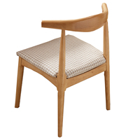 Ensemble de table à manger rectangulaire en bois massif 5 pièces avec 4 chaises rembourrées, ensemble de table à manger moderne avec des chaises de salle à manger fantastiques
