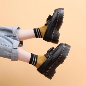 <span class=keywords><strong>Scarpe</strong></span> <span class=keywords><strong>eleganti</strong></span> da donna <span class=keywords><strong>per</strong></span> donna con Design retrò mocassini in pelle da donna Oxford pump con plateau Sneakers altezza crescente elegante Preppy - Product Image 2