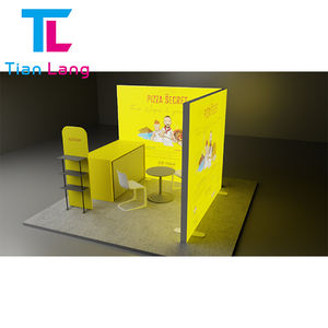 Diseño Modular de alta calidad, marco de aluminio portátil de fácil construcción, tela de tensión SEG, pantalla LED retroiluminada, cabina de Feria Comercial 10x10 - Product Image 1