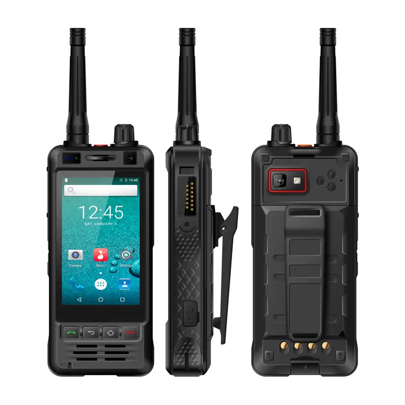 Uniwa — smartphone hautes performances W5 débloqué, téléphone portable, écran 3.5 pouces, Radio UHF, Android, IP67, étanche, avec PTT, walkie-talkie, ceinture