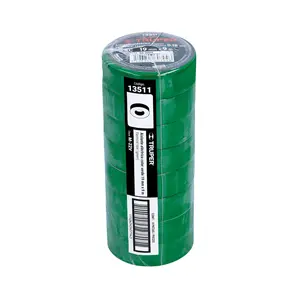 Cinta aislante BOX 8 de 9 m x 19 mm, verde, TRUPER - Product Image 3