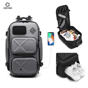 Loufuozuko-sac à dos pour hommes, sacoche d'ordinateur portable 17 pouces, accessoire de sport, sac de voyage, pour chaussures de sport, 9309
