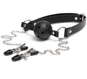 جديد جودة عالية لعبة الكمامات الفم الجنس SM الكبار للأزواج - Product Image 2