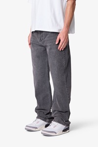Pantalon Baggy en Denim Délavé Foncé pour Homme 2026 – Fabricant de Jeans en Denim pour Homme - Product Image 2