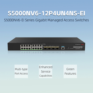 Switch Gestionado Gigabit L2 de 16 Puertos <span class=keywords><strong>Serie</strong></span> H3C S5000NV6-EI con Uplink 2.5G POE++ para Redes de Gobierno, Pequeñas y Medianas Empresas, Campus y Hoteles - Product Image 2