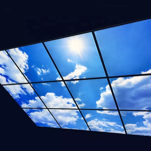 Luce LED diretta di fabbrica 600*600 603*603 595x595 luce quadrata del cielo del pannello del <span class=keywords><strong>soffitto</strong></span> nuvola lucernario per 2x2 piedi spazio - Product Image 2