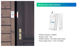 KERUI Tuya WIFI 大音量スピーカー 110dB 防犯 無線サイレン ホームセキュリティアラームシステム PIR検知器 ドアセンサー - Product Image 6