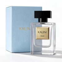 Atomiseur de parfum rechargeable en verre vide de 100 ml, vente en gros premium, emballage personnalisé avec logo, flacon de parfum de luxe avec boîte