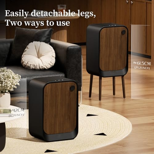 Poubelle design haut de gamme grande capacité style minimaliste luxe moderne du milieu du siècle en acier inoxydable - Product Image 4