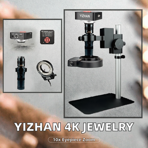 Microscopio per Gioielli YIZHAN 4K con Fotocamera 60MP, Luce ad Anello, Strumento per Classificazione della Chiarezza delle Gemme, Certificato CE 4011+A50 <span class=keywords><strong>1</strong></span> - Product Image 3