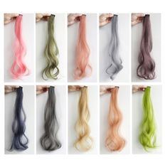 Femmes 1P Rolling Volume Stick Cheveux Serré Couleur Postiche Extensions de Cheveux Humains - Product Image 1