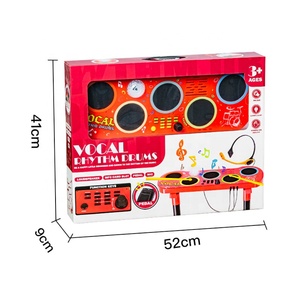 Juguetes Jacko, Juguetes Musicales para Niños, Batería de <span class=keywords><strong>Jazz</strong></span> Multifuncional, Juego de Batería de <span class=keywords><strong>Jazz</strong></span> Grande con Funcionamiento a Pilas para Niños - Product Image 4