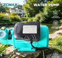 Pompe à eau périphérique ZCMAX QB-60 0,5 CV 220 V auto-amorçante pour l'alimentation en eau domestique et l'irrigation des jardins