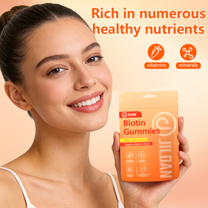 Caramelle Gommose alla Vitamina C e Biotina per Capelli, Pelle e Unghie, Multivitaminico Halal, Pectina Vegana per Adulti RC126 - Product Image 4