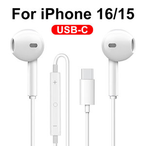 2024 cuffie per iPhone 16 Pro Max 15 14 13 12 11 Mini auricolari in-ear X XS - Product Image 5