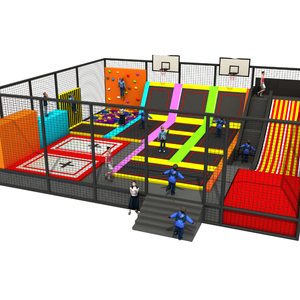Parc de trampolines éducatif <span class=keywords><strong>et</strong></span> sécurisé pour enfants Lovekids, pour garçons <span class=keywords><strong>et</strong></span> filles, avec filet de protection <span class=keywords><strong>et</strong></span> taille personnalisée - Product Image 2