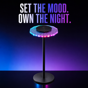 Lampada da Tavolo <span class=keywords><strong>UFO</strong></span> RGB OEM Ricaricabile, Luce Notturna LED Senza Fili in Acrilico, Controllo Touch USB-C, Lampada d'Ambiente per Camera da Letto, Bar, Regalo - Product Image 4