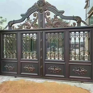 Khí công vườn cổng tự động hệ thống cổng cho biệt thự/countryard đúc nhôm cổng nhôm hiện đại Châu Âu bền - Product Image 5