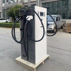 Chargeur rapide double port 60 kW à montage au sol pour véhicules, certifié CE, niveau 3, FSR-60, chargeur rapide à montage au sol - Product Image 4