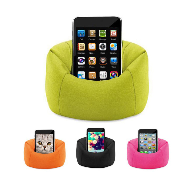 Custom Logo Soft Phone Holder Durable Fabric Mini Sofa for Mobile Phone