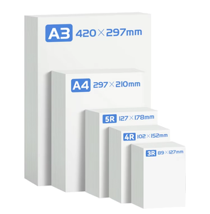 China Manufacture CC RC High Gloss Photo Paper 180gsm 200gsm 230gsm 260gsm Size A4 A3 3R 4R 5R