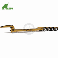 Semi-remorque modulaire en acier robuste à plateau surbaissé pour transport spécial de 100 à 500 tonnes, fabrication chinoise