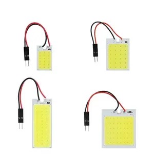 مصنع أبيض T10 W5w Cob 18smd 24smd 36smd 48smd سيارة ليد ضوء داخلي قراءة سيارة مصباح لوحة سيارة قبة