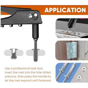 <span class=keywords><strong>Rivets</strong></span> aveugles à tête plate ouverte en aluminium et acier de haute qualité, <span class=keywords><strong>rivets</strong></span> aveugles à tête dôme en aluminium et acier inoxydable - Product Image 2
