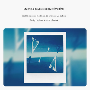 Cámara Retro Instantánea Profesional y Económica - Nueva Generación 2, Fotografía con Película de un Solo Paso, <span class=keywords><strong>Formato</strong></span> Medio, Semiautomática, Batería de Litio, Negra - Product Image 5