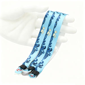 JXSSW1003 yeni stok varış dini etkinlikler için ücretsiz tasarım özel Logo Polyester süblimasyon bilekliği İnanç ilham tasarım - Product Image 5