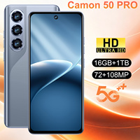 Attention aux Détails 2026 Camon 50 Pro 5G Android 15.0 Version Globale 16 Go de RAM Appareil Photo 108 MP Écran 144 Hz Smartphone Double SIM