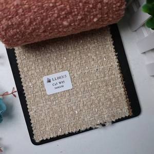 FLLL003 vente en gros 560g Plaid 100% laine mérinos tissu cachemire mélange laine tissu <span class=keywords><strong>pour</strong></span> femmes sweat ensemble costumes <span class=keywords><strong>manteau</strong></span> - Product Image 3