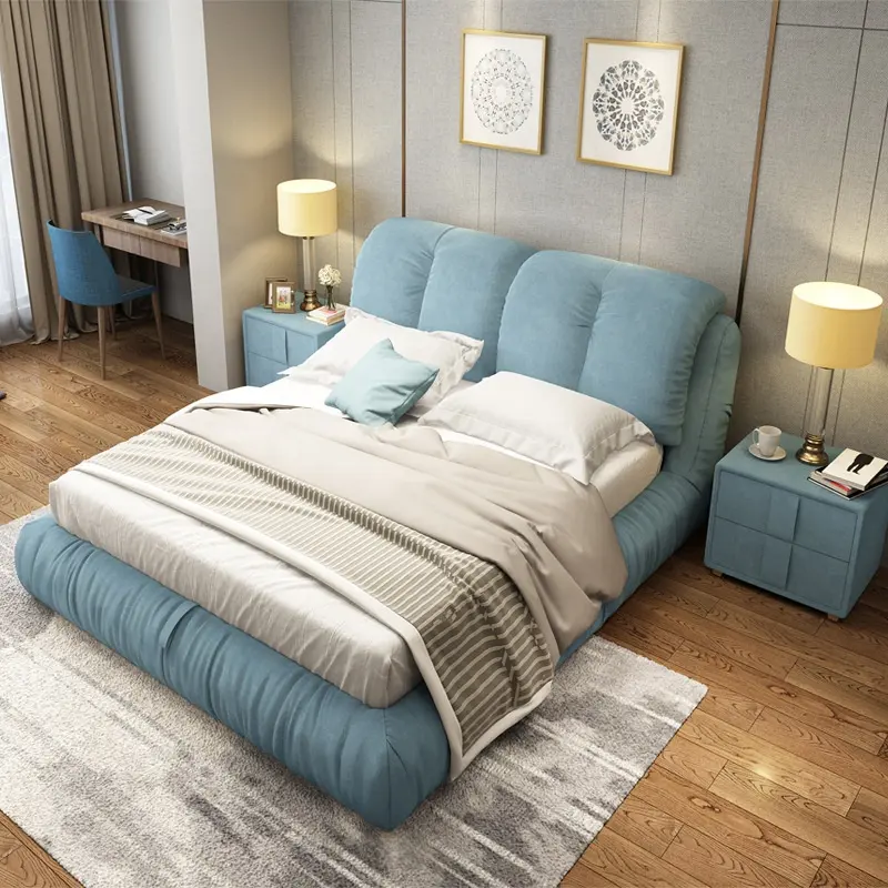 नई डिजाइन अच्छी गुणवत्ता यूरोपीय शैली बेडरूम फर्नीचर सेट