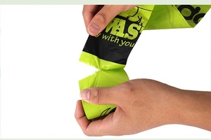 Nouveau sac à déjections pour animaux de compagnie 27*35, vente en gros, fabricant, sac de collecte personnalisé, biodégradable, compostable, dégradable, grand sac à crottes pour chien - Product Image 4
