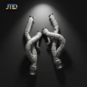 Collecteur d'échappement haute performance en acier inoxydable T304 pour Lamborghini Revuelto V12 hybride, collecteur d'échappement de course soudé TIG (Decat) - Product Image 6