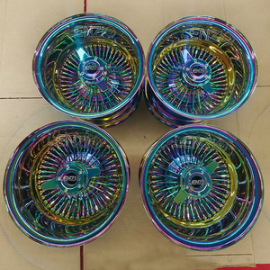 Rines Cromados 5x114.3, Rines de Alambre, Rines de Alambre de 13x7, Rines de Alambre de Colores - Product Image 4