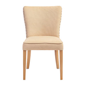 Hecho en China, cojín de asiento de cuero moderno, silla de comedor, marco de Metal, venta al por mayor para el hogar, oficina, sala de estar, restaurante al aire libre, Hotel - Product Image 1