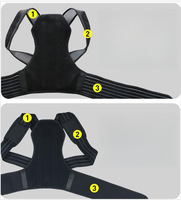 Nouveaux produits Lisseur de dos Soutien du dos Correcteur de posture Épaule Correcteur de posture pour hommes et femmes