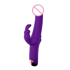 Dildo Rabbit Vibrator đồ chơi consoladores Para mujer quan hệ tình dục sản phẩm G Spot clitoris Vibrator Đồ chơi tình dục cho phụ nữ - Product Image 4