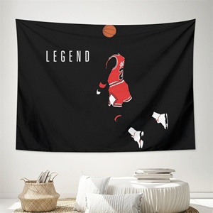 Tapiz de baloncesto Dunk, tapices deportivos, carteles, decoración del hogar, arte de pared Michael Jordans, colgante para regalos de fanáticos del baloncesto - Product Image 2