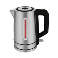 Bouilloire électrique sans fil en acier inoxydable de 1,8 litre, 1800-2200W, rotation à 360°, ébullition rapide, 220V, fabriquée en Chine